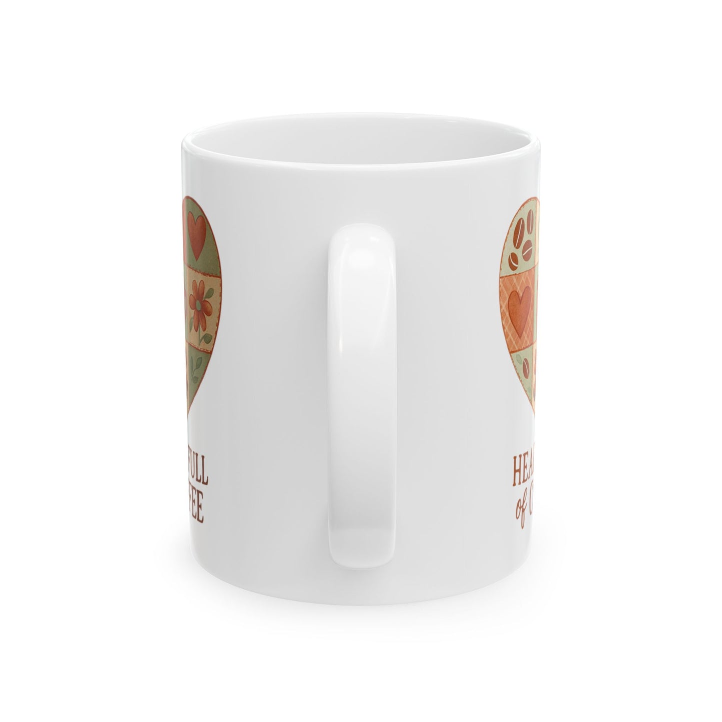 Heartfelt Ceramic Coffee Mug - Celebrate Love, Friendship, Self-Care, Inspirational Gift, Cozy Home Decor