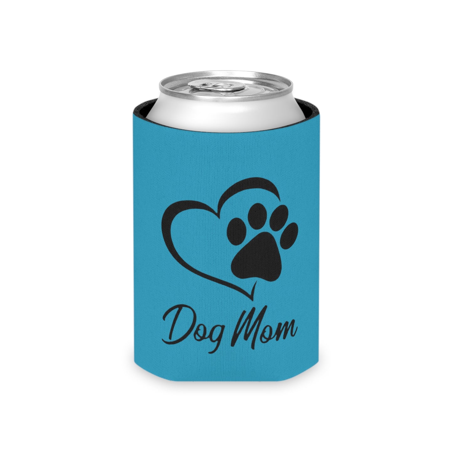 Dog Mom Can Cooler - Cute Pet Lover Beverage Holder for Dog Owners, Gifts for Dog Lovers, Puppy Party Essentials, Pet-Themed Accessories
