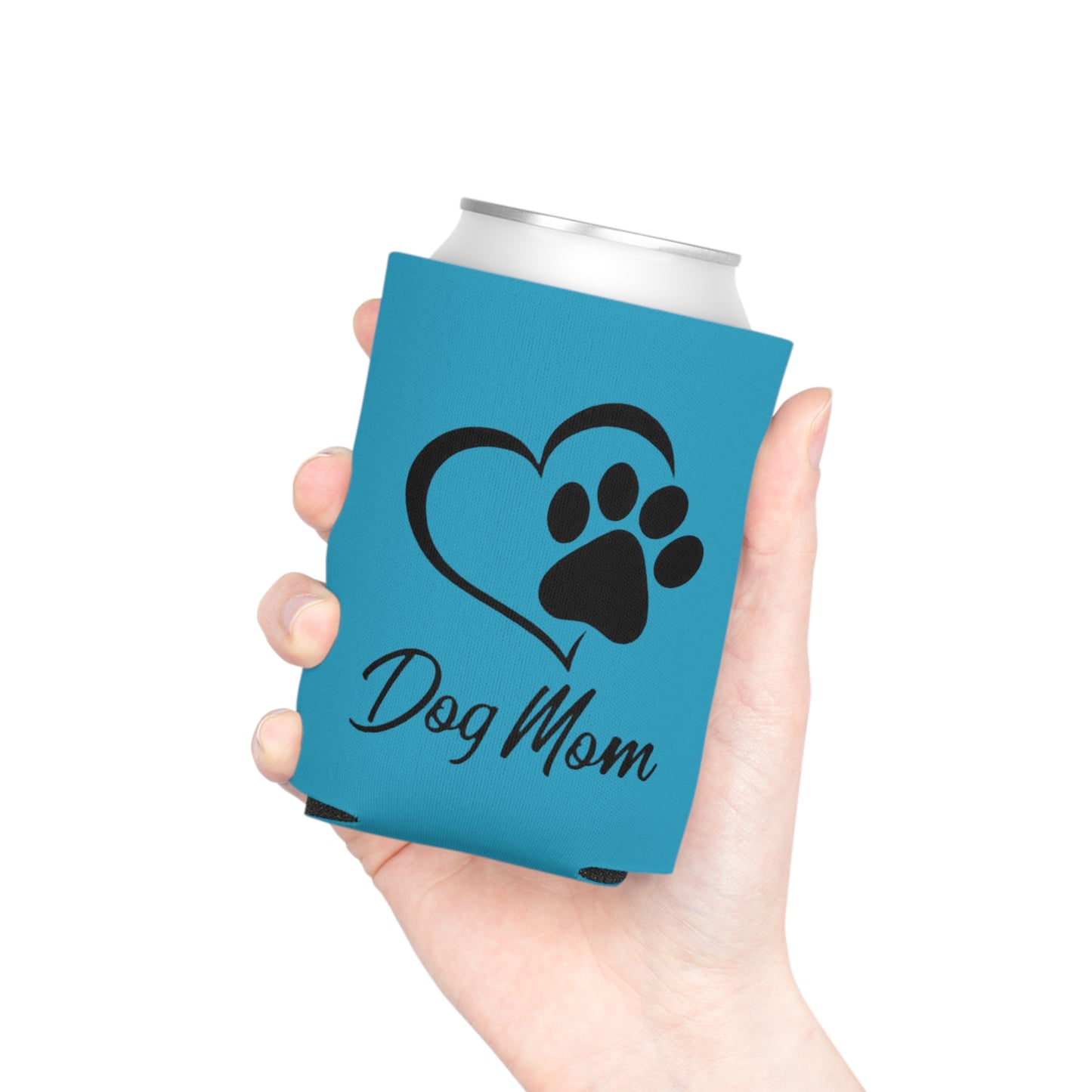 Dog Mom Can Cooler - Cute Pet Lover Beverage Holder for Dog Owners, Gifts for Dog Lovers, Puppy Party Essentials, Pet-Themed Accessories