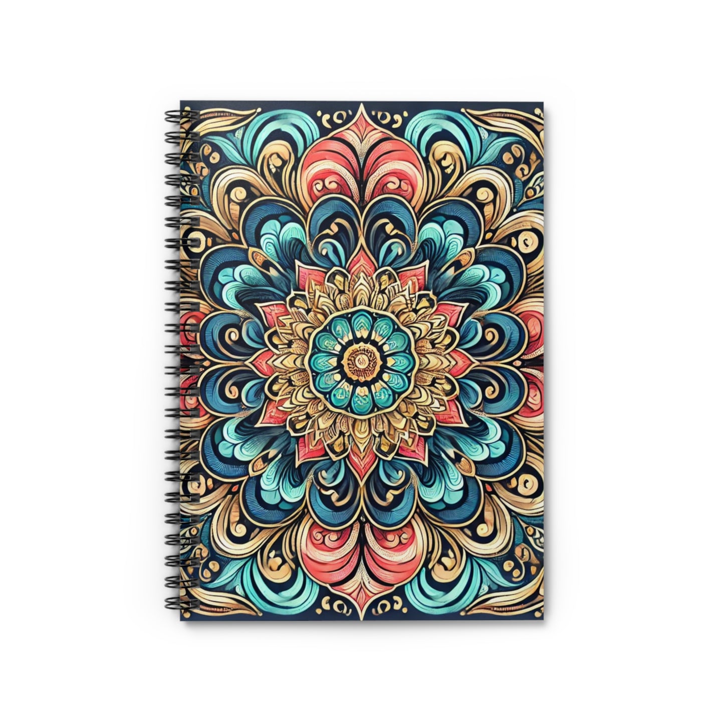 Bohemian Floral Spiral notebook