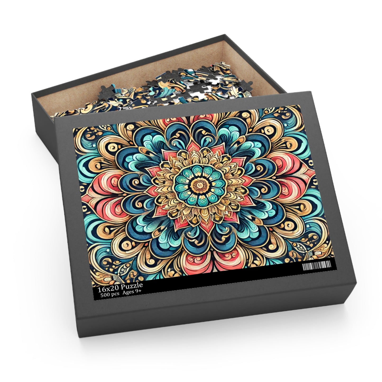 Wholesome family puzzle with colorful artwork and easy pieces