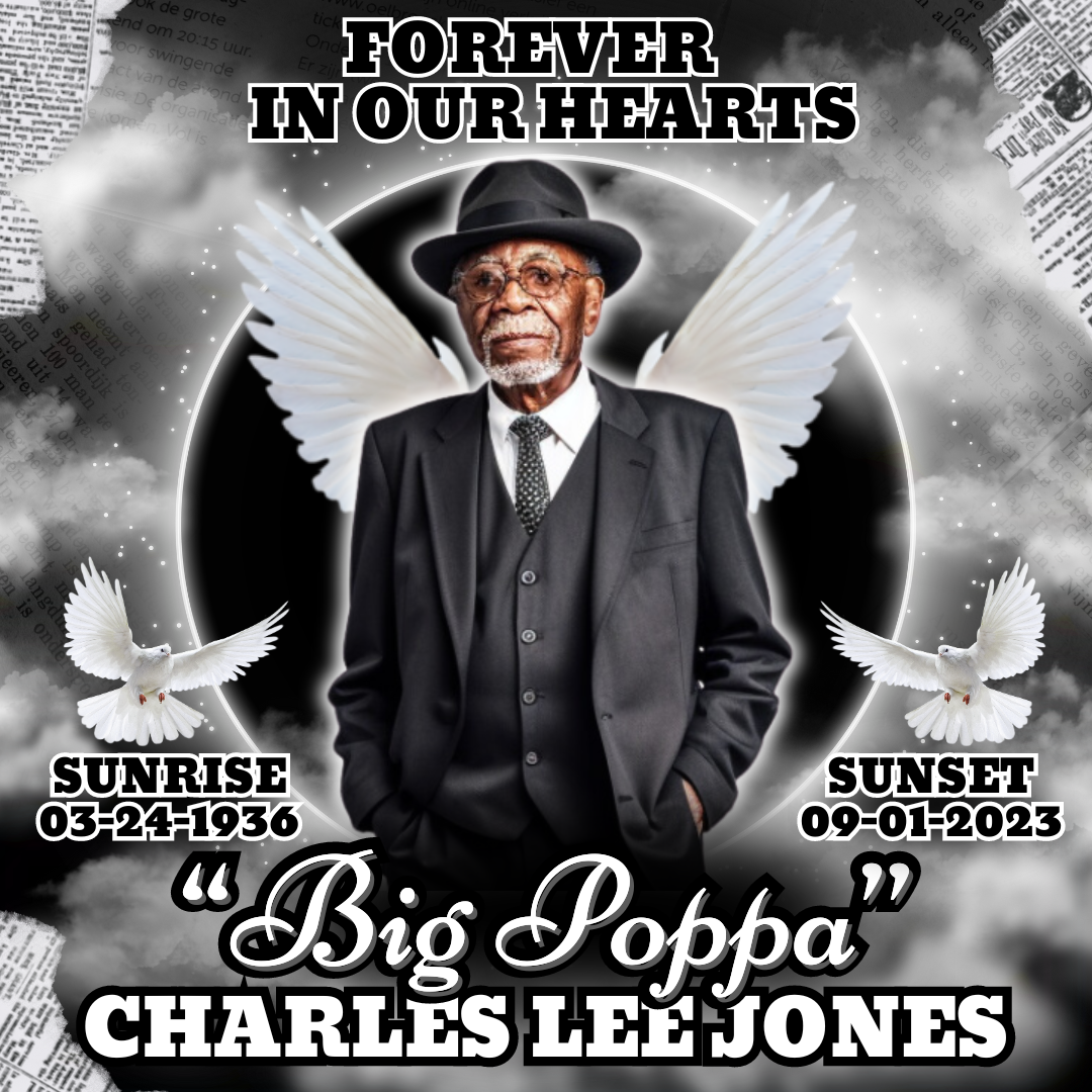 Black and Silver Forever in our Hearts Digital download memorial design