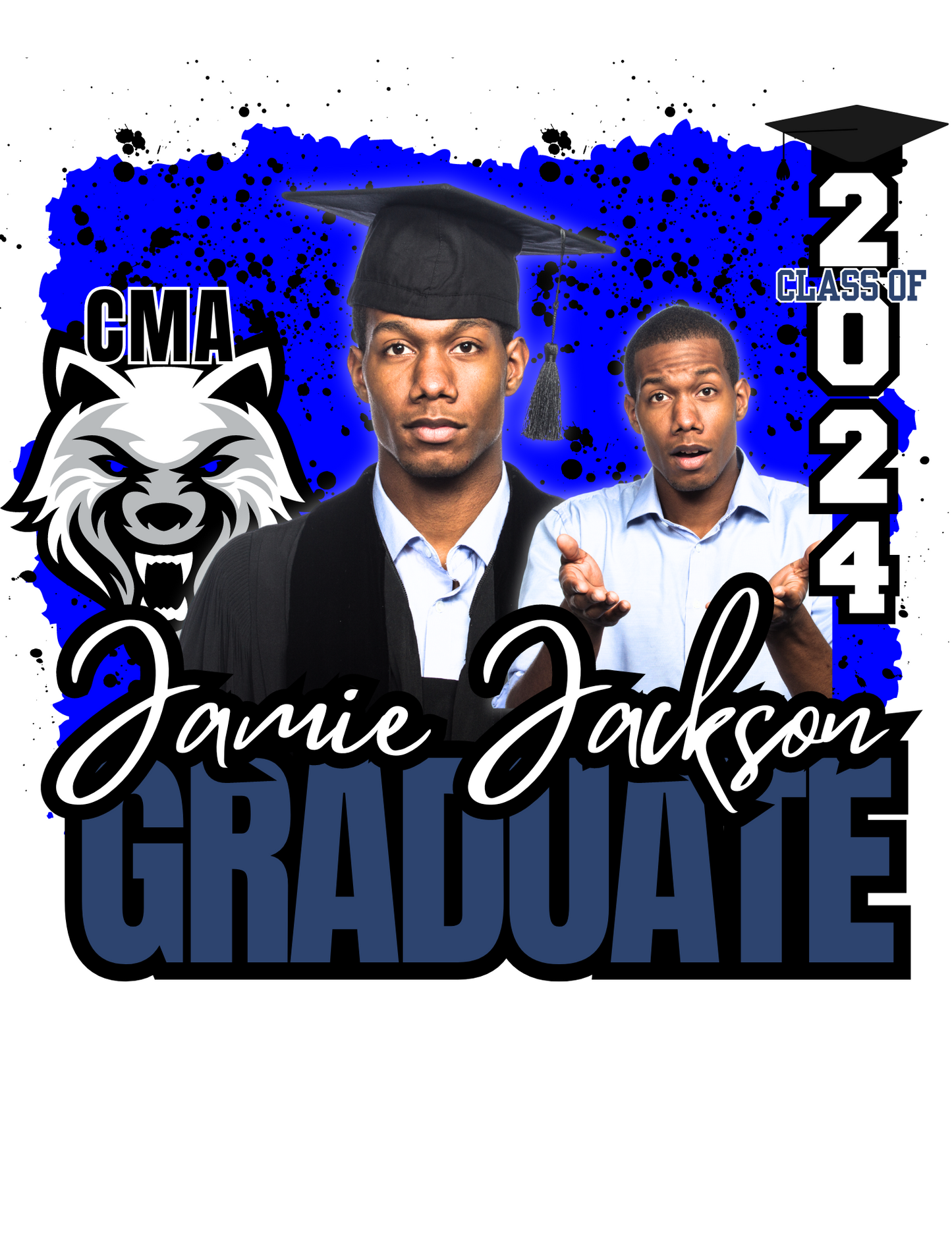 Class 2025 Graduation shirt design digital download