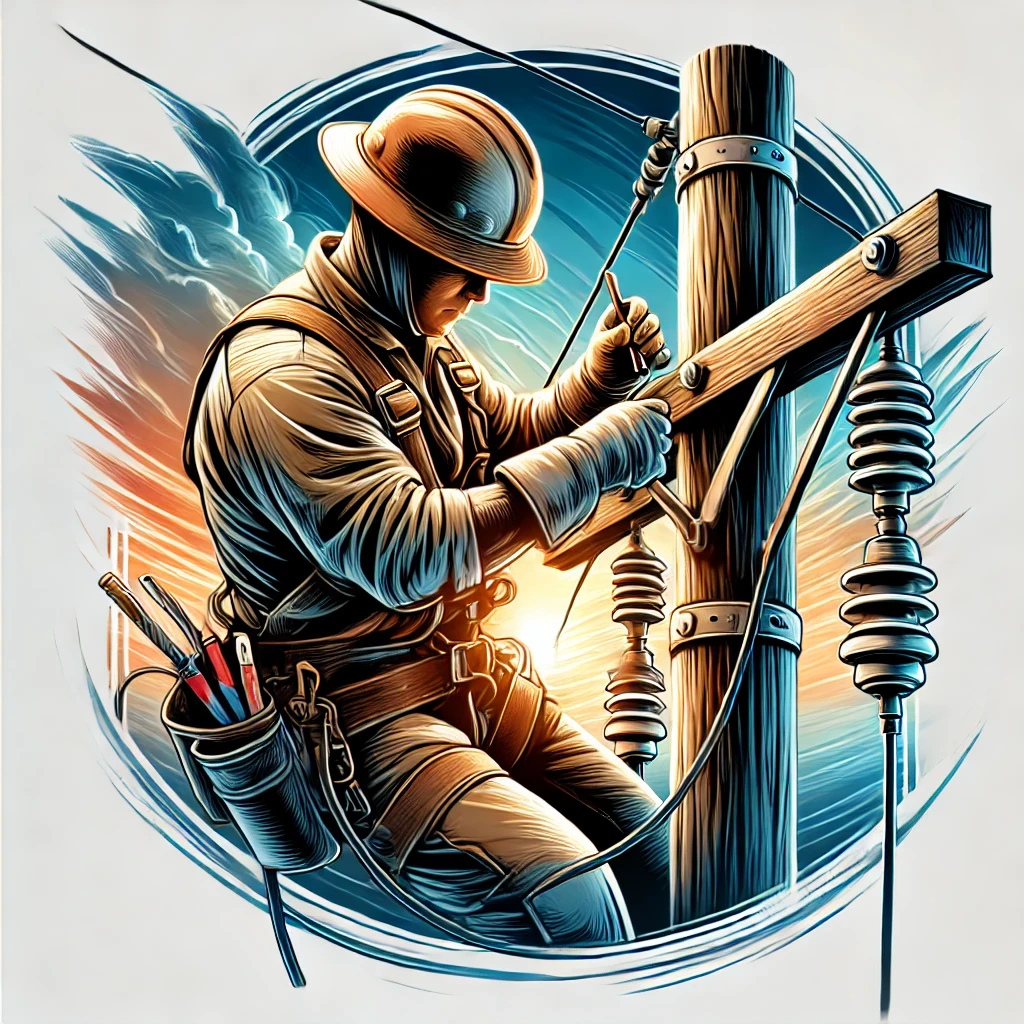 Lineman digital download design
