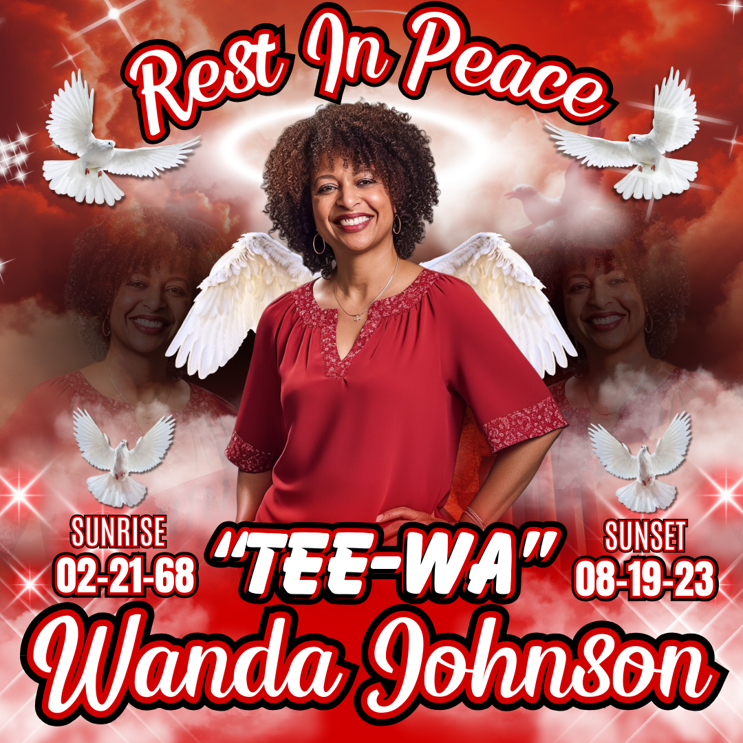Rest in Peace digital download design in red