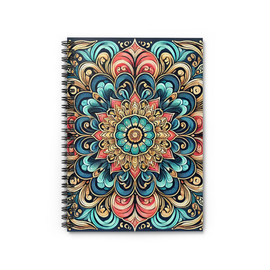 Bohemian Floral Spiral notebook