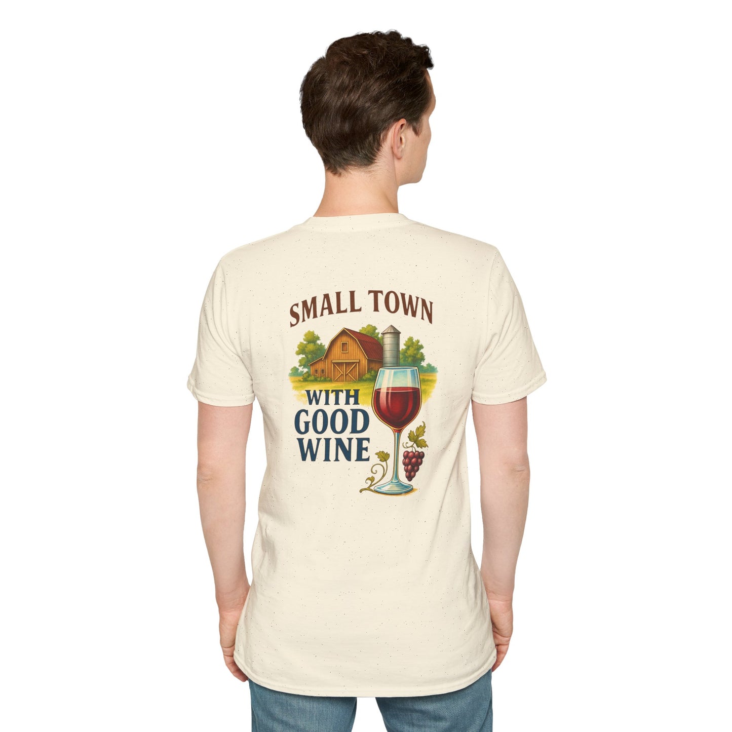 Charming Wine Lover's T-Shirt, Support Local Wineries Shirt, Perfect for Wine Celebrations, Casual Outings, Gift for Wine Enthusiasts