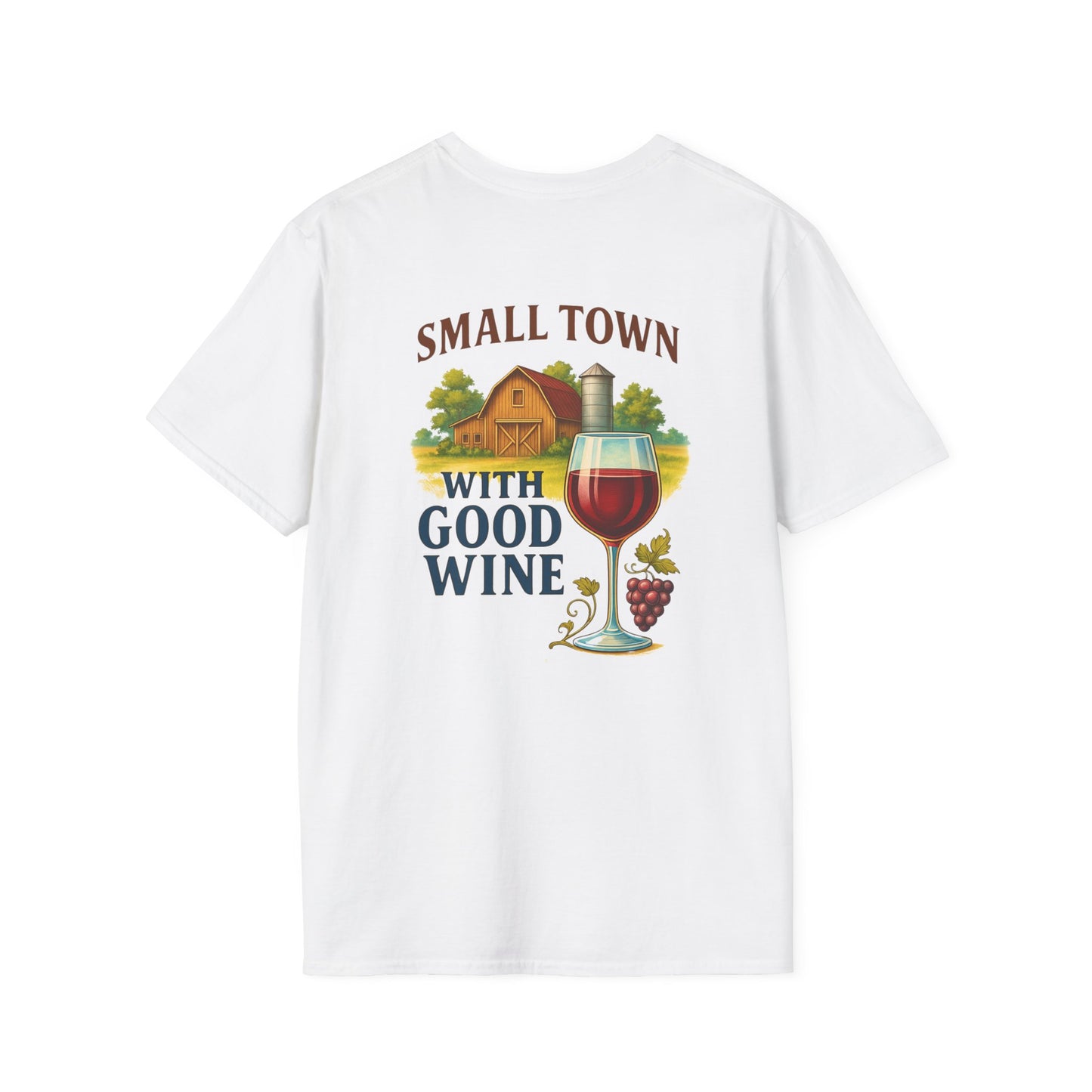Charming Wine Lover's T-Shirt, Support Local Wineries Shirt, Perfect for Wine Celebrations, Casual Outings, Gift for Wine Enthusiasts
