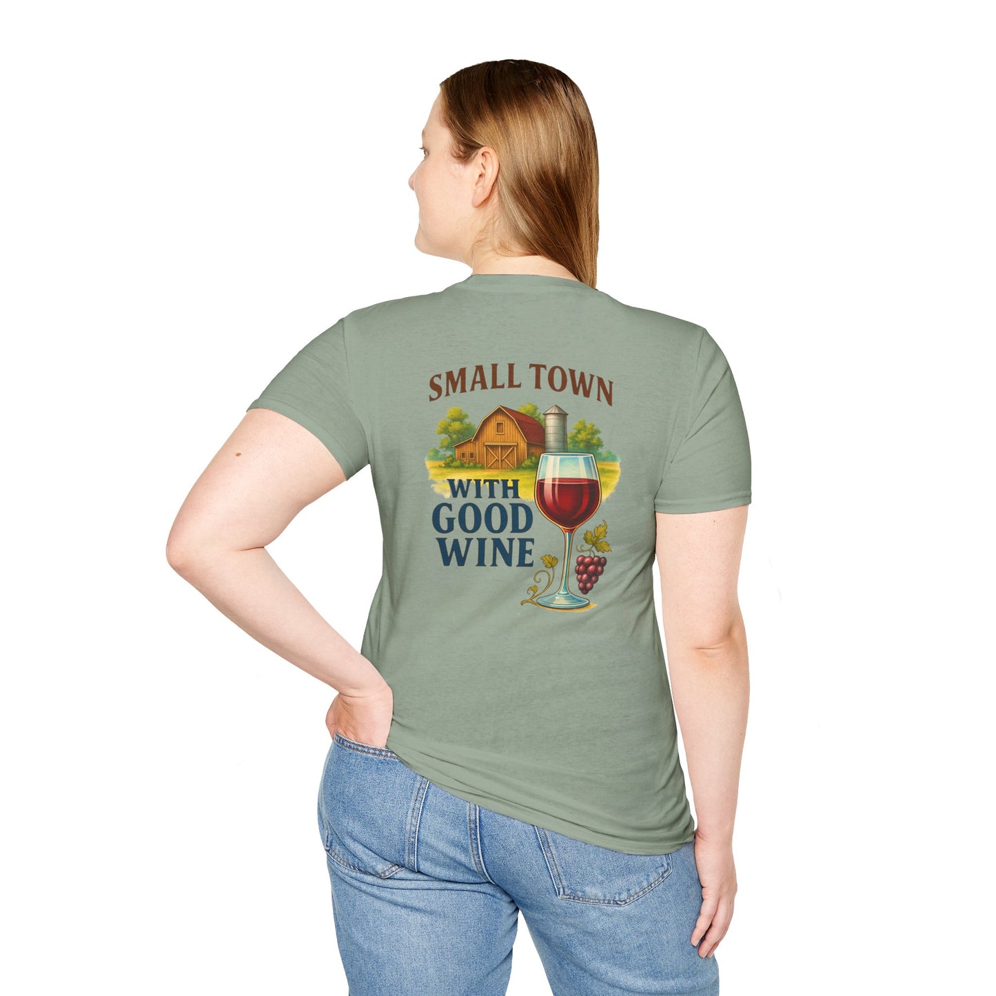 Charming Wine Lover's T-Shirt, Support Local Wineries Shirt, Perfect for Wine Celebrations, Casual Outings, Gift for Wine Enthusiasts