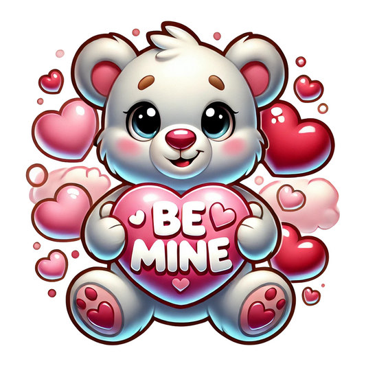 Be Mine Teddy Bear digital design